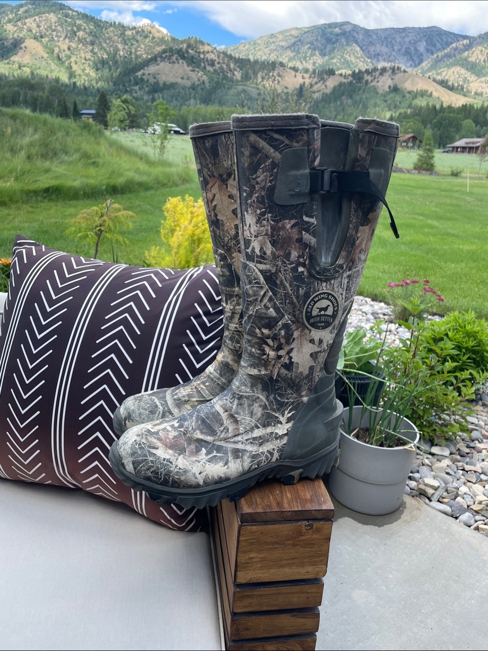 Irish Setter Camo Waterproof Hunting Boots - Camo